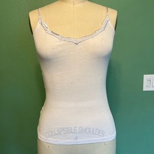 Ann Taylor lace trim cami